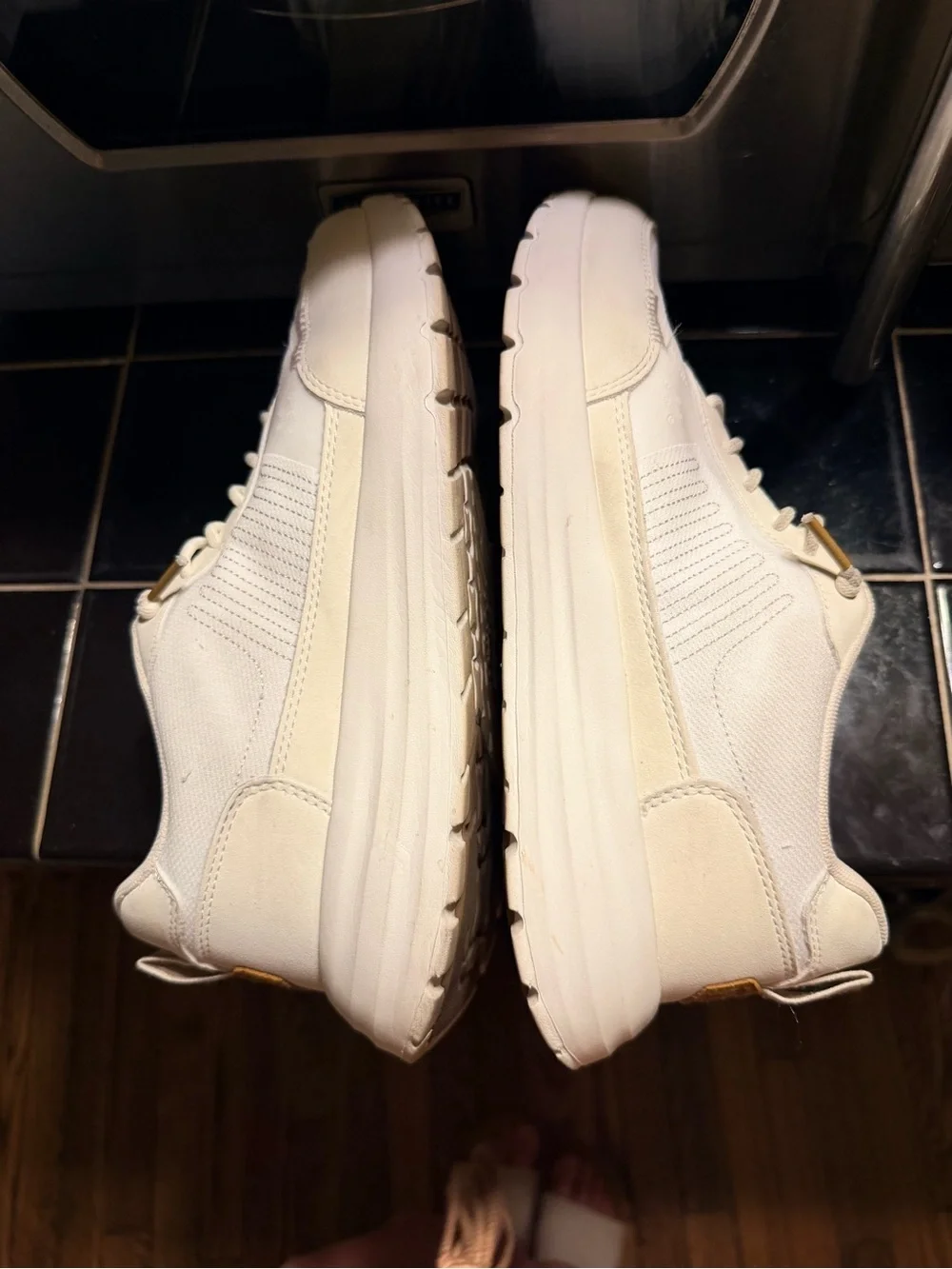 Hey Dude Sirocco Alta W Neutrals White Platform Sneakers Women’s Size 9